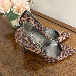 Sam & Libby Leopard Heels! Size 8.5